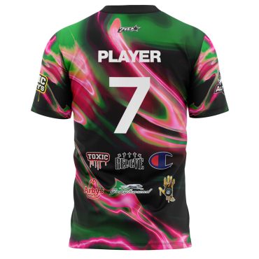 Alternative view of 7VEN Pink Neon Waves - Core Series Jersey