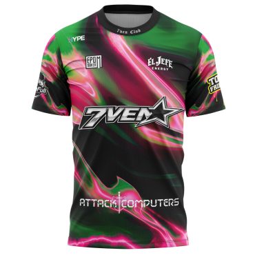 7VEN Pink Neon Waves - Core Series Jersey