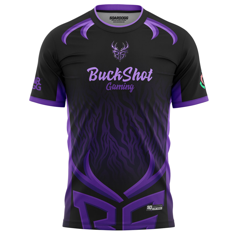 BuckShot Gaming Purple - Core Series Jerseys