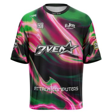 7VEN Pink Neon Waves - Street Series Jerseys
