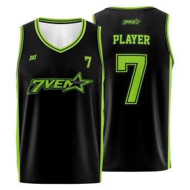 Alternative view of 7VEN - Pro V-Neck Basketball Jersey