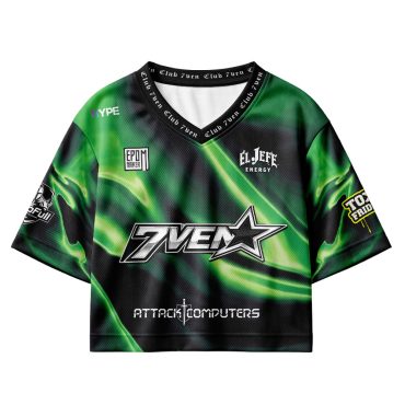 7VEN - Pro Womens Crop V-Neck Jersey