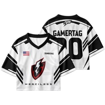 Alternative view of Merciless 2026 - Pro Womens Crop V-Neck Jersey