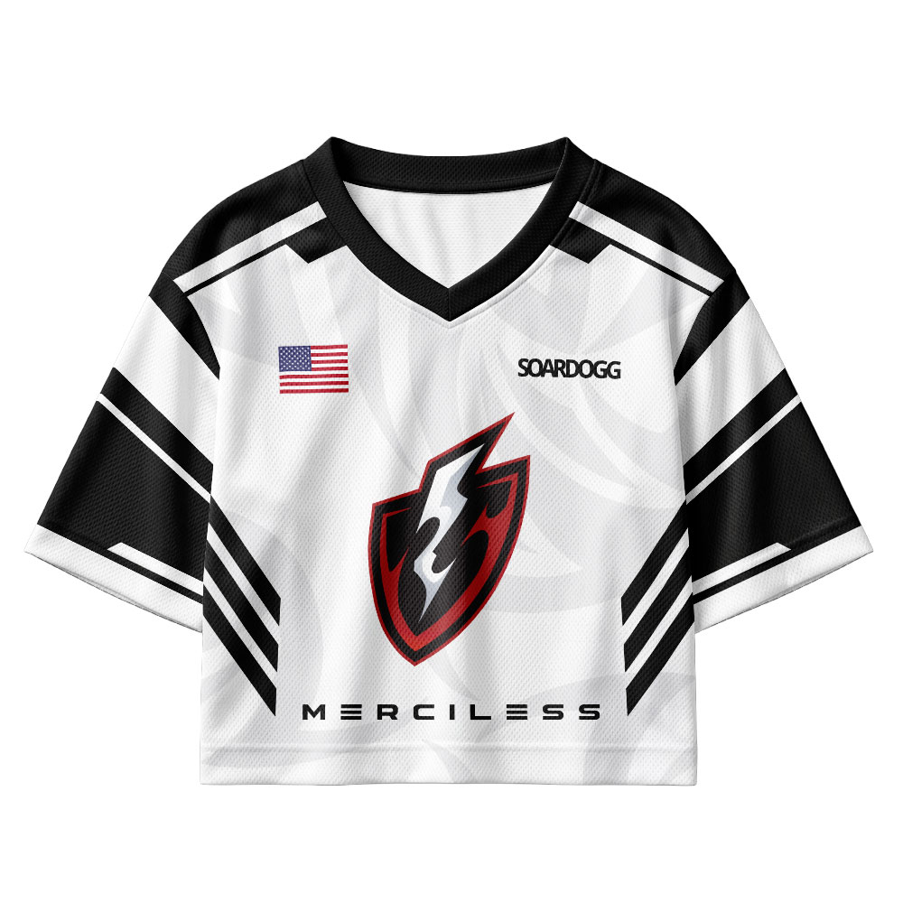 Merciless 2026 - Pro Womens Crop V-Neck Jersey