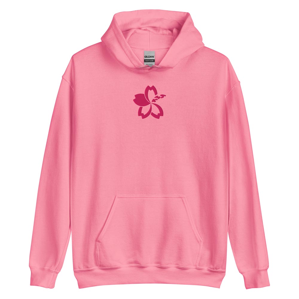 Royal Blossoms - Embroidered Pullover Hoodie
