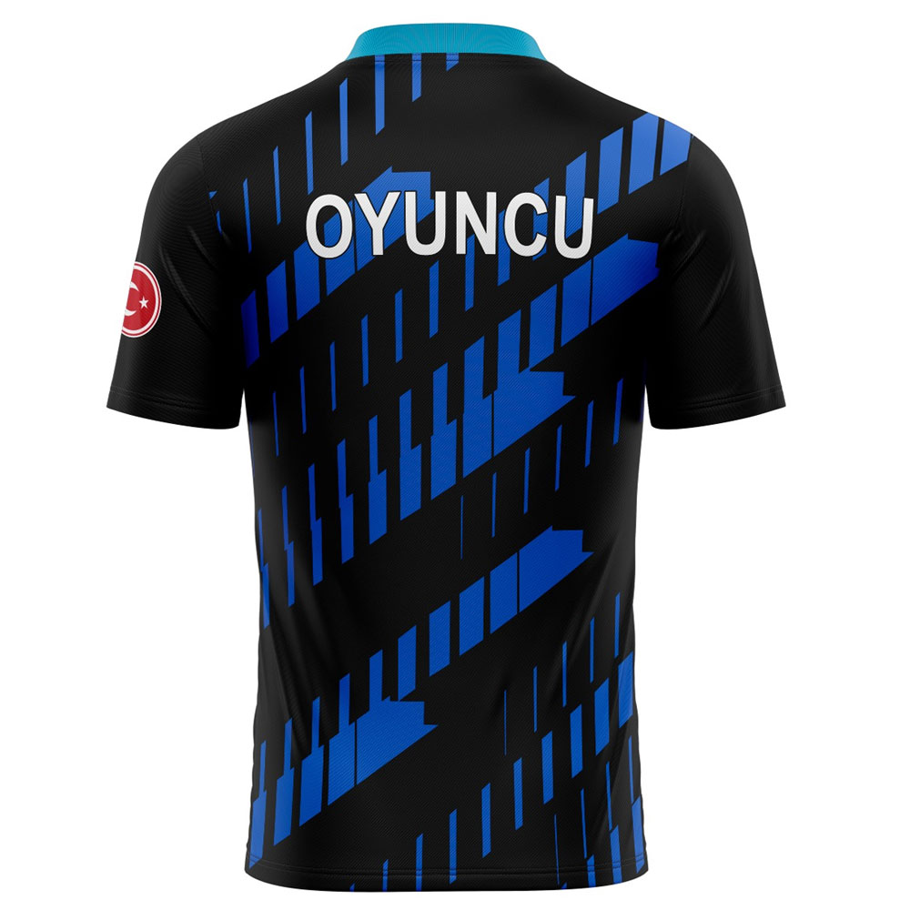 KDS Esports Blue - Core V-Neck Jersey - Image 3