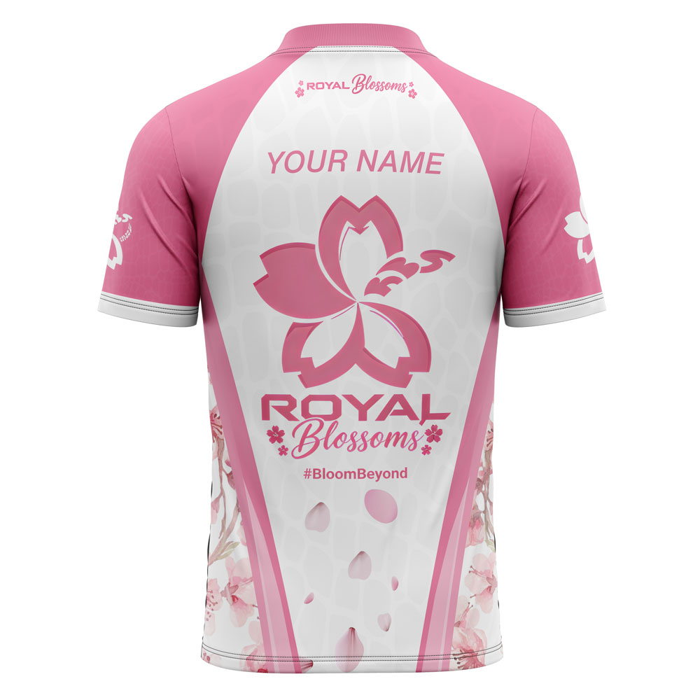 Royal Blossoms - Core V-Neck Jersey - Image 3
