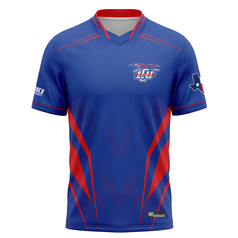 LCU Esports Blue - Elite Dual Crossover V-Neck Jersey
