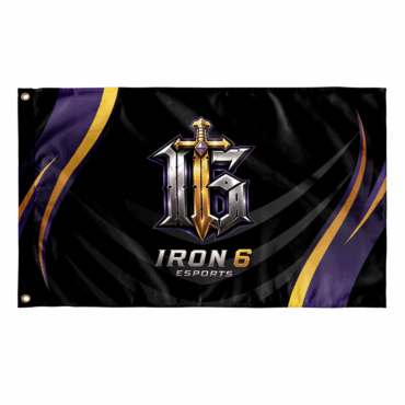 Iron 6 Esports - Wall Flag