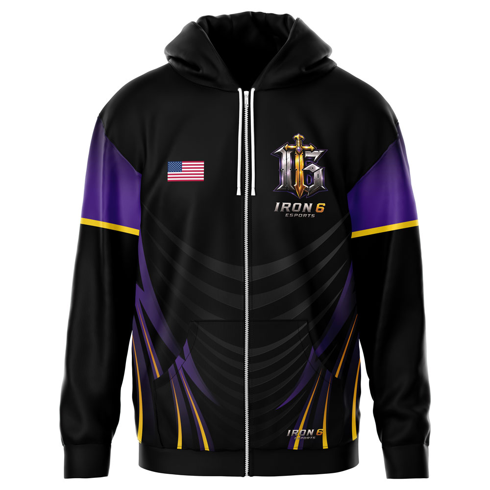 Iron 6 Esports - Pro Zip Hoodie