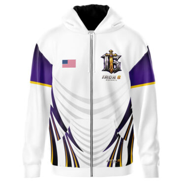 Alternative view of Iron 6 Esports - Pro Zip Hoodie