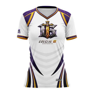 Alternative view of Iron 6 Esports - Women's Core V-Neck Jersey
